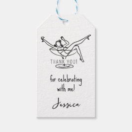 Para Presente Menina solteira com etiqueta de vidro