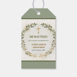 Para Presente Minha Festa de Batismo Etiqueta Personalizada de P