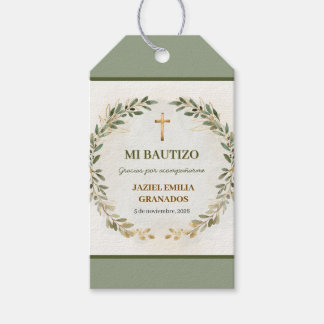 Para Presente Minha Festa de Batismo Etiqueta Personalizada de P