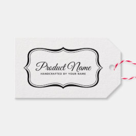 Para Presente Modelo de Etiqueta de Produto de Borda Elegante