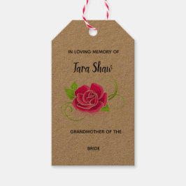 Para Presente Na Memória Adorável Da Etiqueta Reservada Do Banco