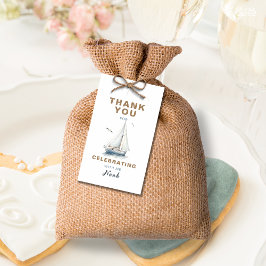 Para Presente Navegue por Cima Etiqueta de Favor de Aniversário 