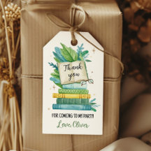 Novo capítulo Storybook Party Obrigado Etiqueta