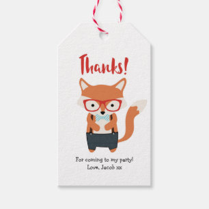 Para Presente Obrigado bonito do Fox você etiqueta Tag do favor