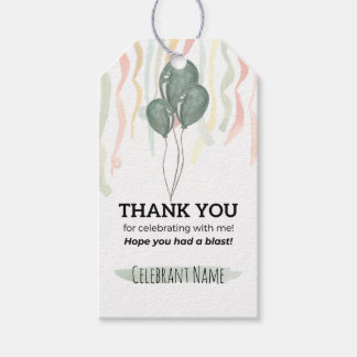 Para Presente Obrigado por comemorar comigo a etiqueta de favor