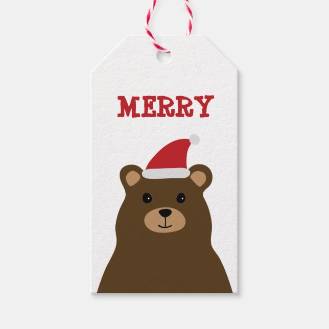 Para Presente Papais noeis bonitos carregam uma bela etiqueta de (Frente)