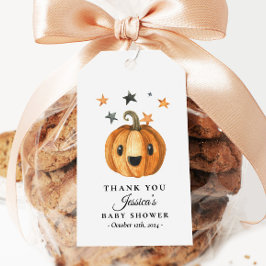 Para Presente Pequena etiqueta de Chá de fraldas de Boo Hallowee