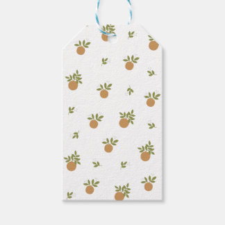 Para Presente Pequeno Portazinho Laranja/Obrigado Dando Etiqueta