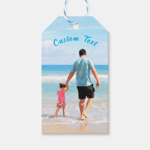 Para Presente Personalizado a Etiqueta de Oferta de Fotografias