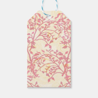 Para Presente Rosa e folhagem em glacê tubular retrô etiqueta de