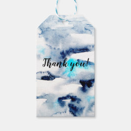 Para Presente textura de etiqueta pintada com cor d'água brilhan