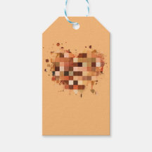 Uma etiqueta de presentes do World Heart