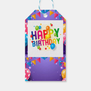 Para Presente Venda do preço da etiqueta de aniversário feliz