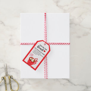 Para Presente Você é a bomba, a etiqueta da bomba de cacau que