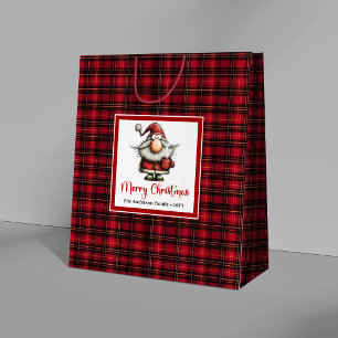 Para Presentes Grande Arte de sacola de presente de Natal engraçado e di