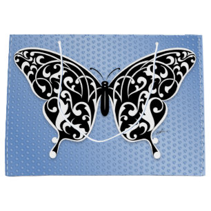 Para Presentes Grande Elegante Design de Sacola de Presente de Borboleta