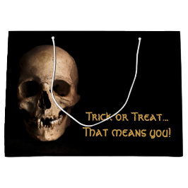 Para Presentes Grande Trick or Treat…Isso Significa Você! Sacola de Doce