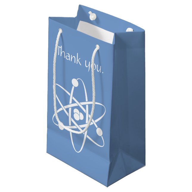 Para Presentes Pequena Forças Atraentes em Sacola de Presente Periwinkle (Frente inclinada)