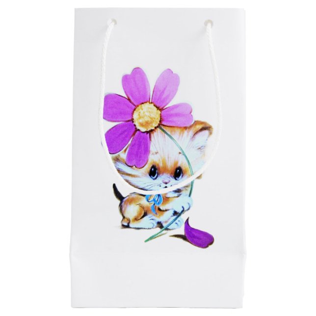 PARA PRESENTES PEQUENA SACOLA DE PRESENTE ESTILO DE ARTE&DESIGN (Frente)