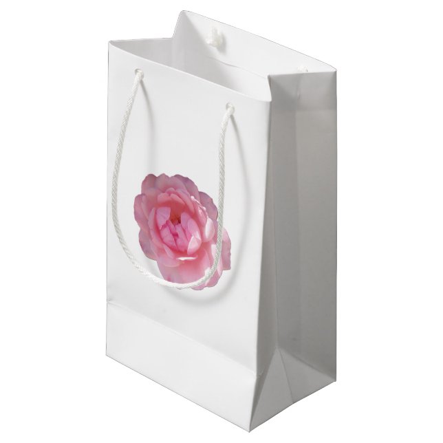 PARA PRESENTES PEQUENA SACOLA DE PRESENTE ROSE ART&DESIGN STYLE (Frente inclinada)