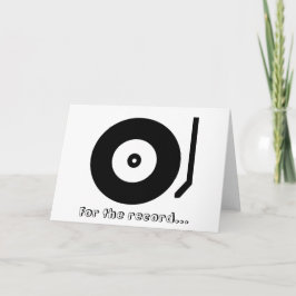 Para registro... Eu Te Amo! Cartão de Saudação