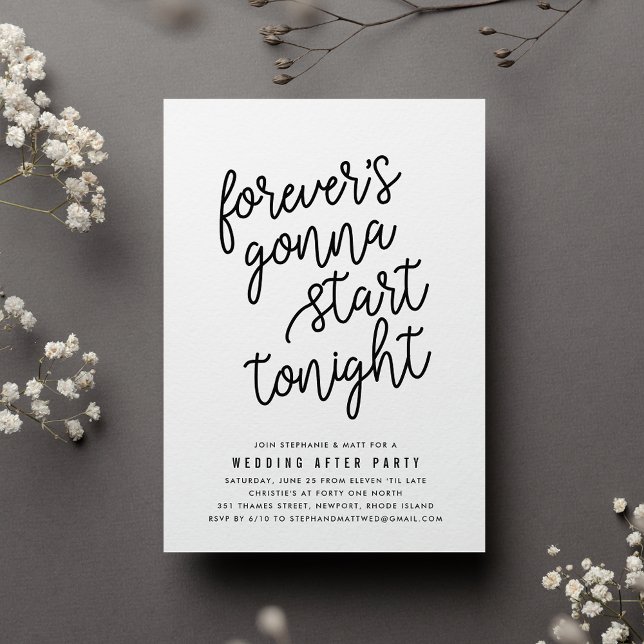 Para sempre | Casamento após Convite de festas (Criador carregado)