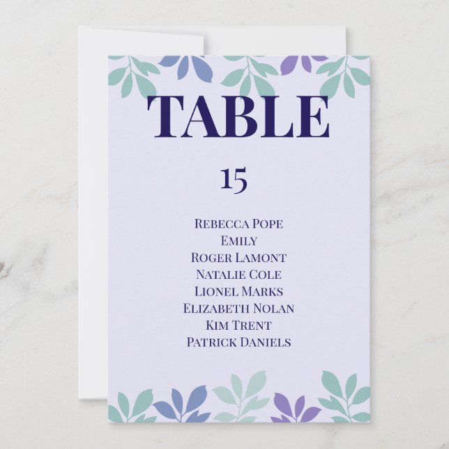 Para sempre começa aqui: Um cartão de mesa de casa (Frente)