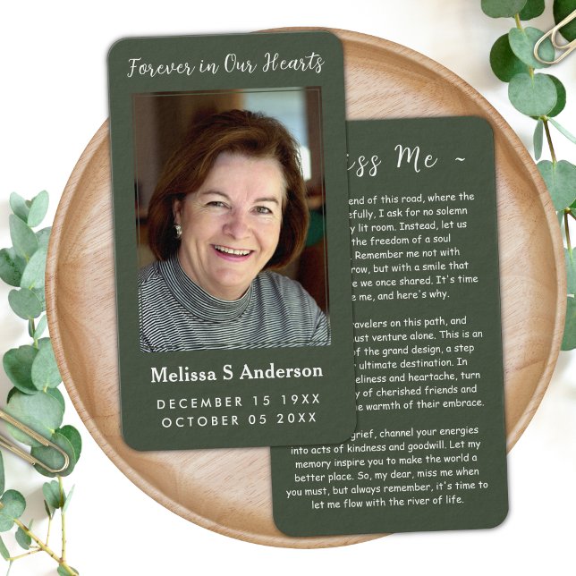 Para sempre em nosso Cartão com fotos de oração fu (Criador carregado)