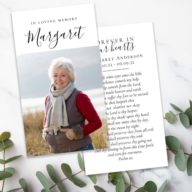 Para sempre em nosso Cartaz de Oração Funeral (Criador carregado)