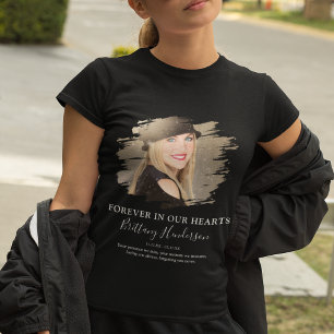 Para Sempre em Nossos Corações   Camiseta Memorial