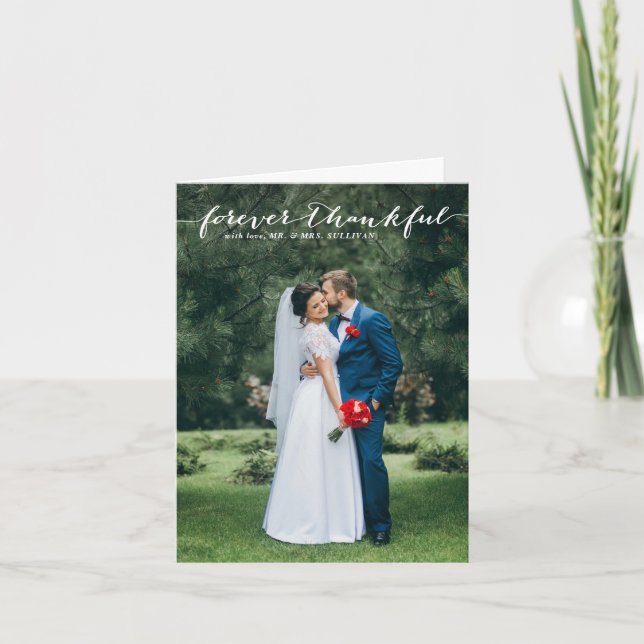 Para Sempre Grato Carta Vertical Agradecimento Esc (Frente)