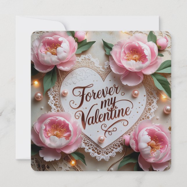 Para sempre Meus cartões de Namorados (Frente)