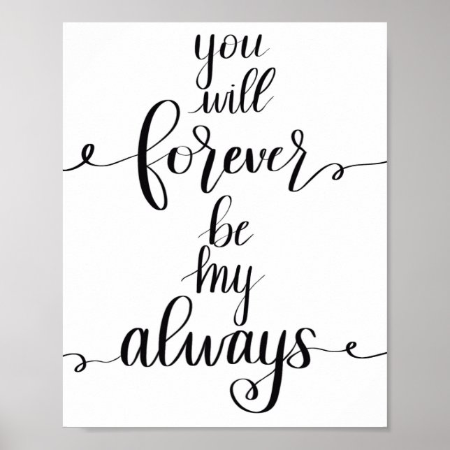 Para sempre minha poster (Frente)