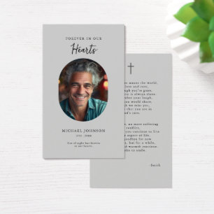 Para sempre no nosso Cartaz de Oração Funeral Cató