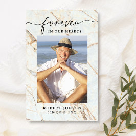 Para sempre no nosso coração Cartão de Oração Memo