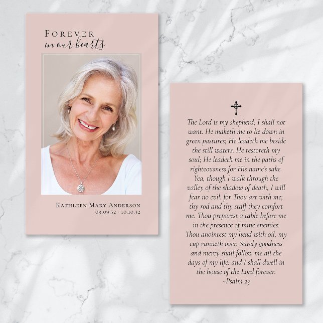 Para sempre no nosso coração Foto Memorial Prayer  (Criador carregado)