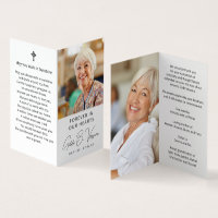 Para Sempre No Nosso Coração Fotos Funerais Cartão