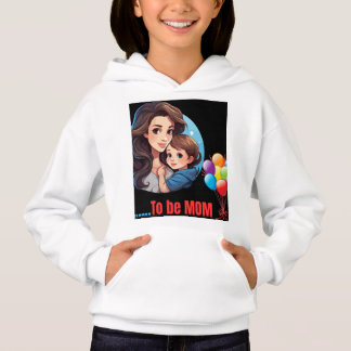 Para ser mãe, personalizada, Hoodies clássico.