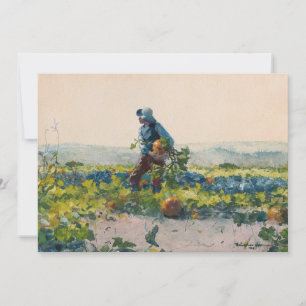 Para ser um menino de fazendeiro   Winslow Homer