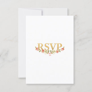 Para Ter E Para Ter Uma Placa RSVP De Casamento Fl