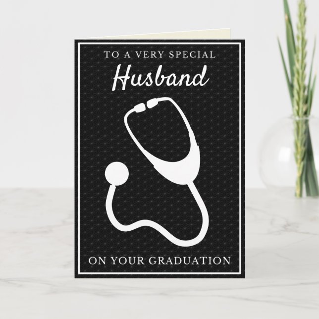 Para Um Cartão De Graduação Médica Muito Especial  (Frente)