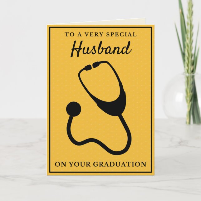 Para Um Cartão De Graduação Médica Muito Especial  (Frente)