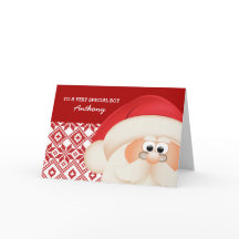 Para um garoto especial do Papai Noel. Cartões de