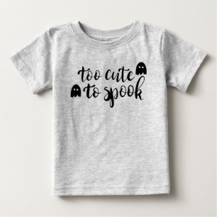 Para Uma Camiseta De Bebê De Halloween Corajosa A 
