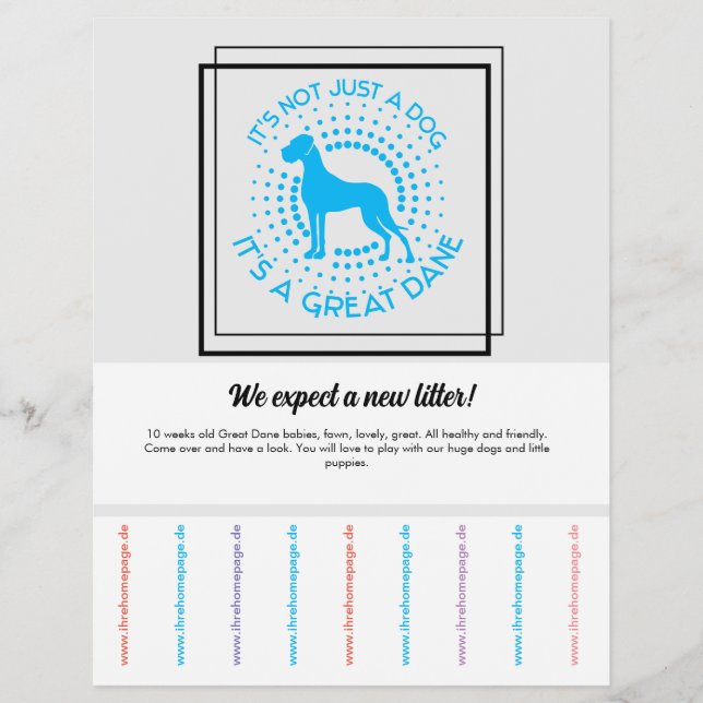 Para vender o Puppies Flyer (Frente)