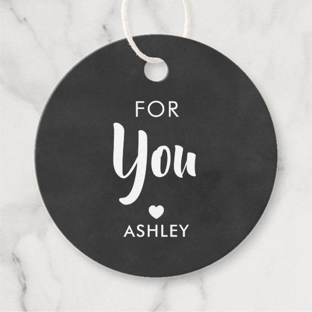 Para Você, Etiqueta De Presente, Qualquer Etiqueta (Frente)