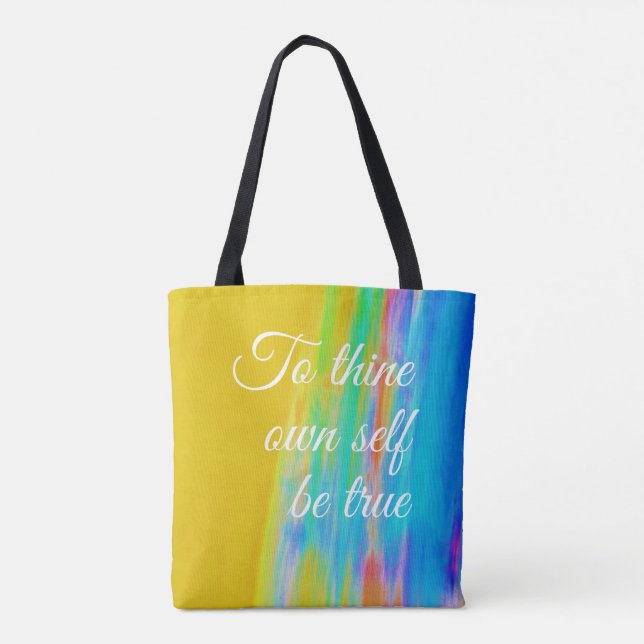 Para você ser verdadeiro Tote Bag de Jo Images (Verso)