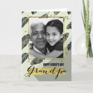 Para vovô em Cartões com fotos personalizados de
