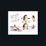 parabéns à canvas multifoto do formando<br><div class="desc">Watercolor grata a impressão de tela de fotos múltiplas do formando. O dom perfeito da graduação. Parte de uma coleção.</div>