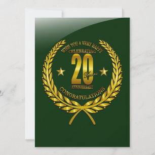 Parabéns ao 20º Aniversário
